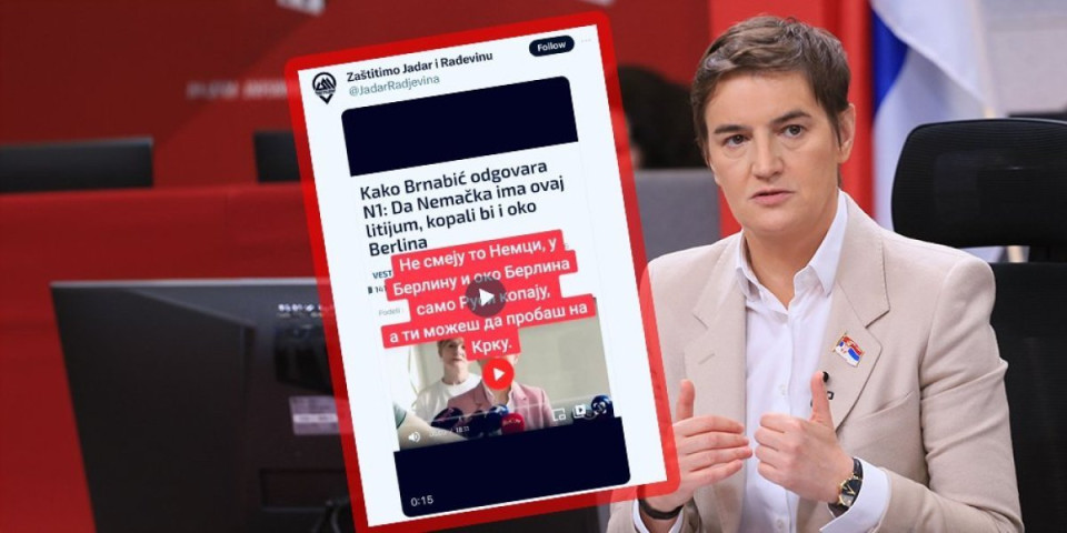 Ana Brnabić je veća Srpkinja od svih njih: Fašistički napad lažnih ekologa na predsednicu Skupštine!