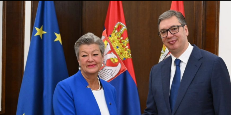 Vučić sa Ilvom Johanson: Osigurati bezbednost Srba na KiM i sprovesti do sada postignute dogovore