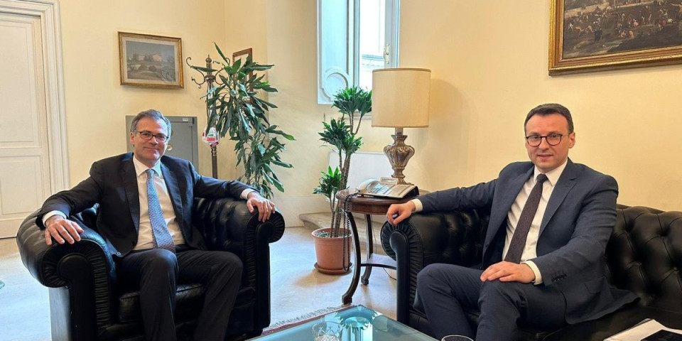Petković se sastao sa savetnikom Đorđe Meloni: Italija će u Srbiji uvek imati pouzdanog i kredibilnog partnera