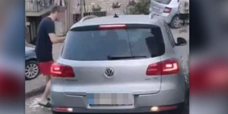 Srbin u Ulcinju razvalio džipa zbog greške navigacije! Autom se spuštao niz stepenice, snimak zapalio mreže (VIDEO)