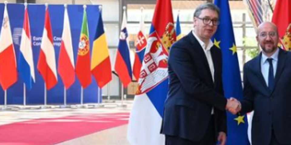 Vučić nakon sastanka sa Šarlom Mišelom: Srbija posvećeno radi na približavanju EU
