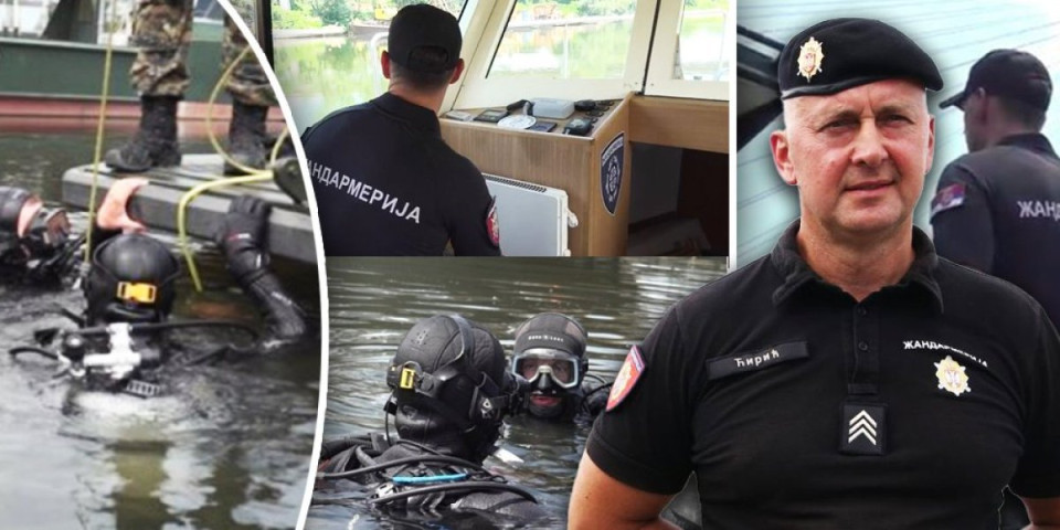 Ljubomir Ćirić vođa ronilačkog tima Žandarmerije za Informer: "Teško je kada u vodi tražimo telo deteta" (FOTO/VIDEO)