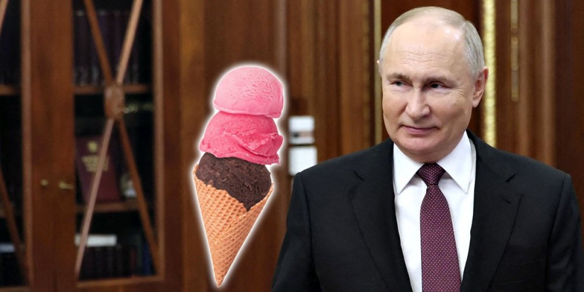 Sladoled kome Putin ne može da kaže njet! Ledena poslastica sibirskog tigra koja se sprema od omiljene grickalice
