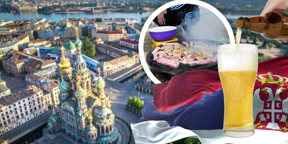 Kao kod svoje kuće! Gurmanska pljeskavica i srpsko pivo usred Sankt Peterburga: Rusi ludi za našom hranom!