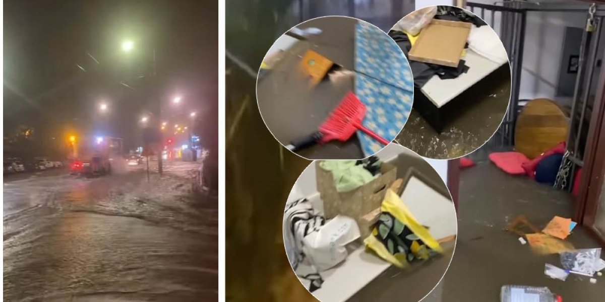 Ulice i objekti pod vodom! Dramatični snimci iz Beograda, nevreme tokom noći napravilo haos (VIDEO)