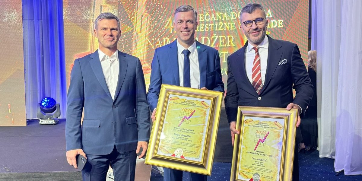Zoran Đorđević dobitnik priznanja "Evropski Najmenadžer & Najkompanija za 2023 godinu"