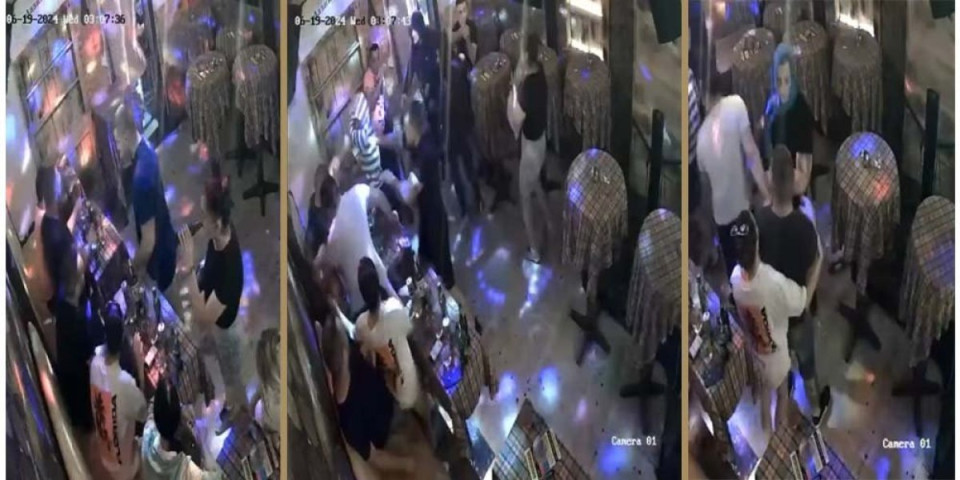 (UZNEMIRUJUĆI VIDEO) Upali u kafić sa pištoljem, pa brutalno tukli mladića pred gostima! Horor u Novom Sadu