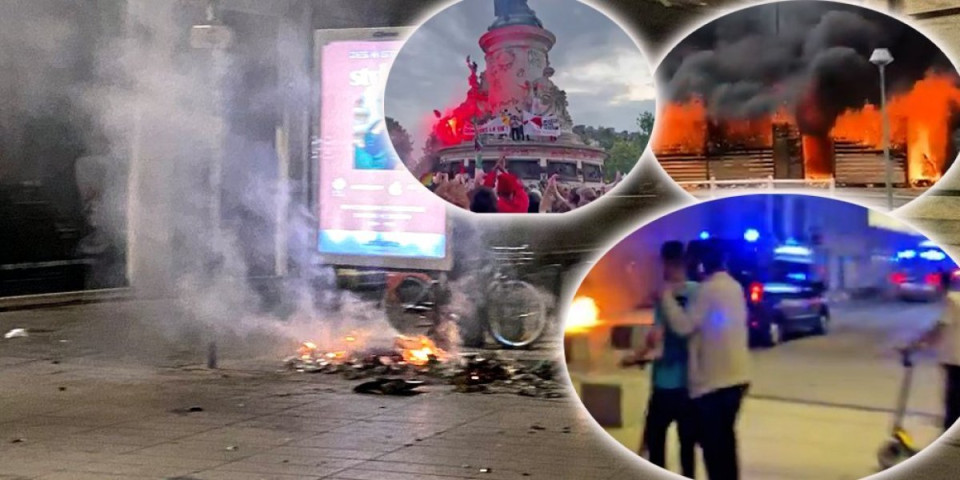 (VIDEO) Haos širom Francuske! Sukobi sa policijom, bacaju dimne bombe, dižu barikade - sve je u plamenu!