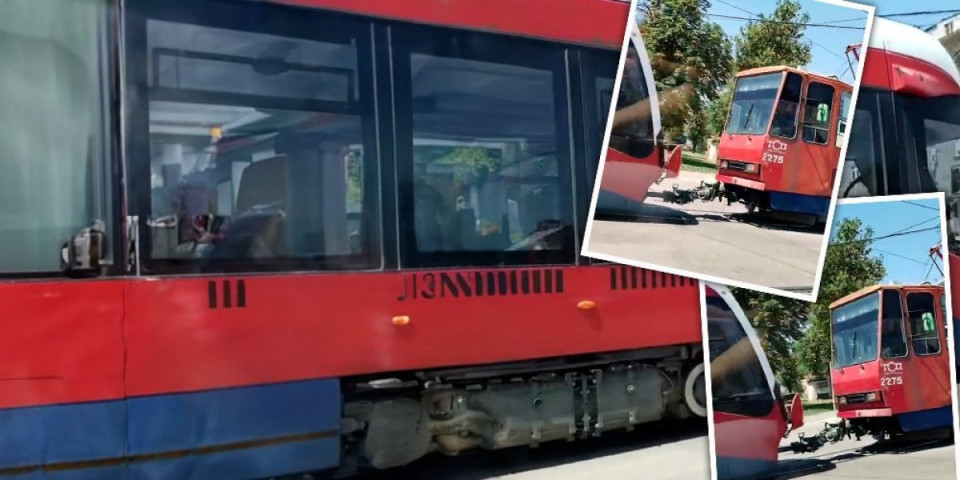 Nezgoda kod autobuske stanice: Sudarili se tramvaji (VIDEO)