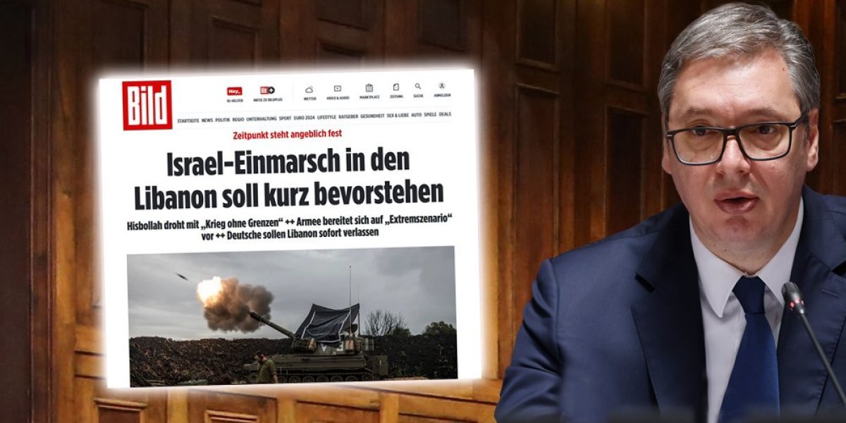Nemački "Bild" potvrdio Vučićeve strepnje: Izrael bi mogao da pokrene kopnenu operaciju protiv Hezbolaha već u julu!