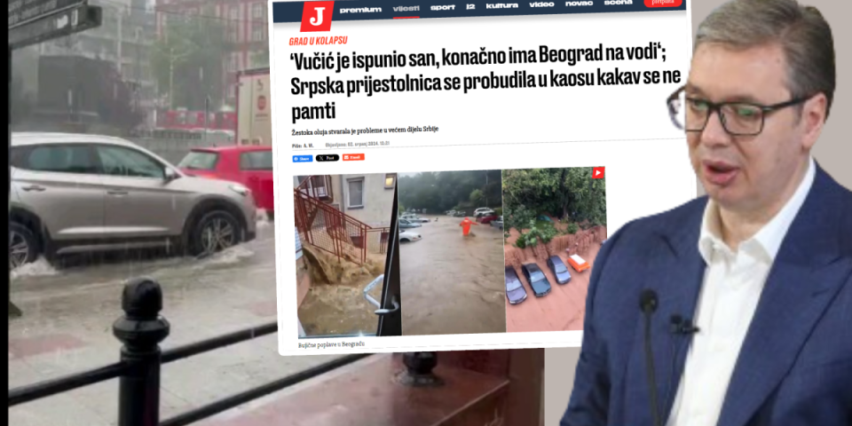 NAPAD IZ ZAGREBA! Vučić kriv i zbog nevremena: Jutarnji list brutalno napao Srbiju i srpskog predsednika!
