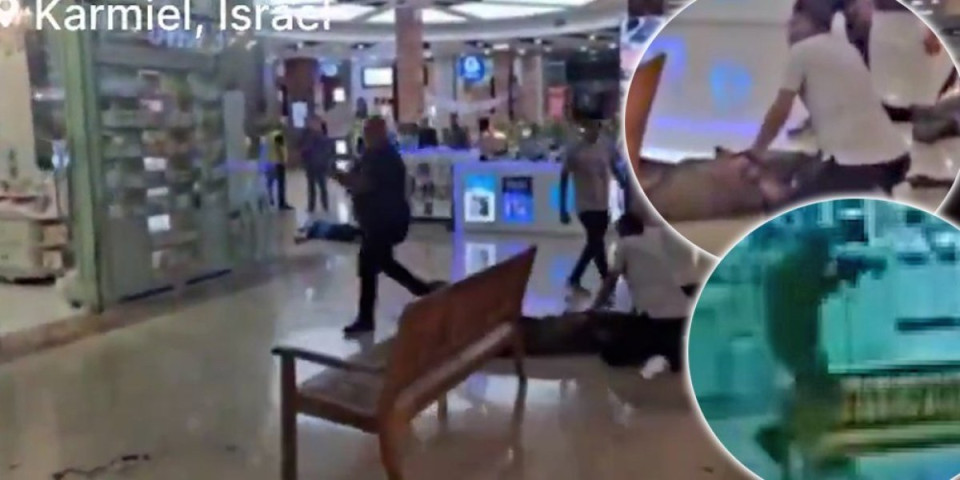 (UZNEMIRUJUĆE) Napad u tržnom centru u Karmijelu! Ima ranjenih, snimljeno kako jedan od povređenih "neutrališe" teroristu!