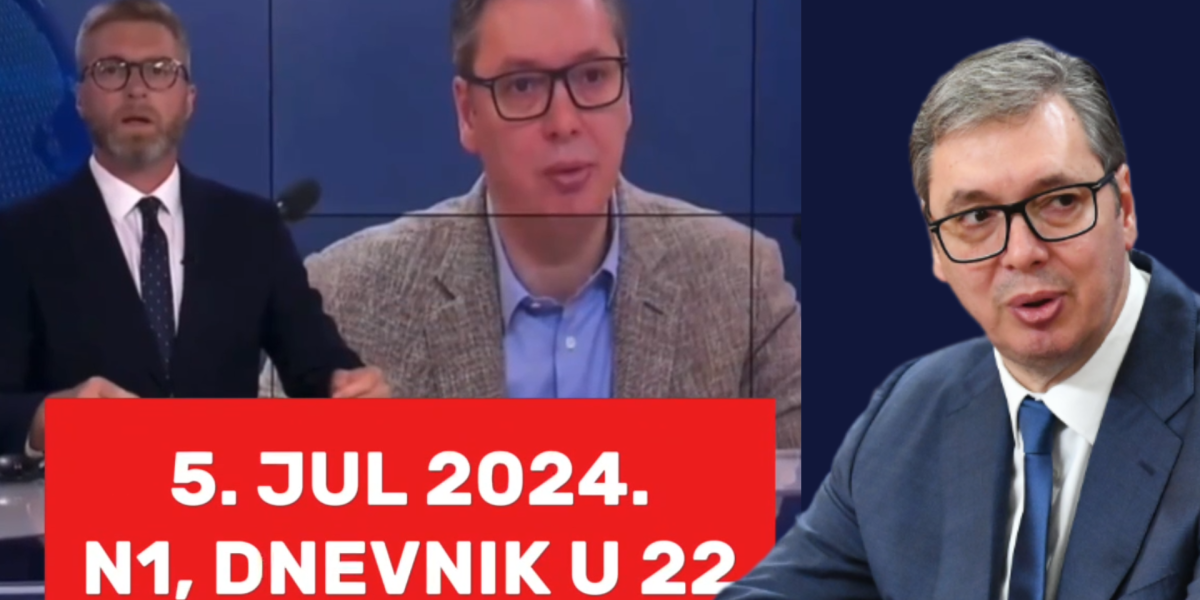 (VIDEO) TEROR N1 NAD VUČIĆEM! 7 minuta i 22 sekunde čiste mržnje prema predsedniku: Napadaju ga jer je odbranio Srbe od žiga genocidnog naroda