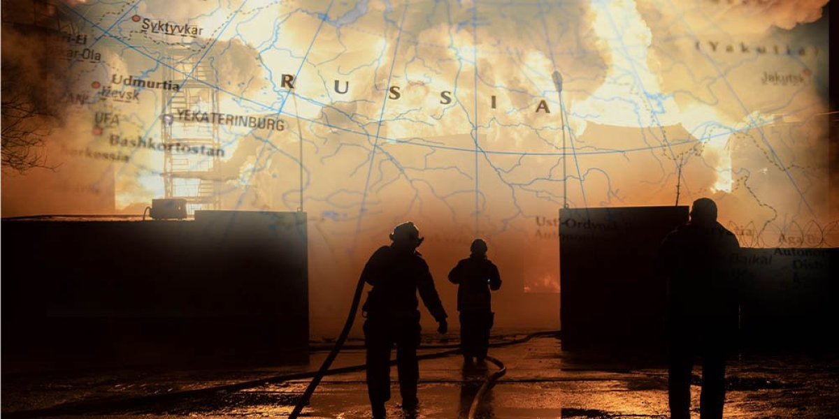 Dron pao kod Moskve, kuća u plamenu! Čovek jedva izvukao živu glavu (VIDEO)