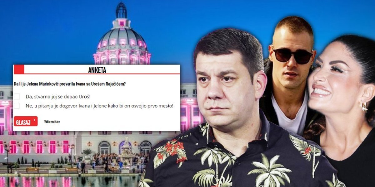 Ivan i Jelena prevarili naciju, dogovorili se da Marinkoviću nameste pobedu? Da li i vi verujete da je sve laž? Glasajte i pogledajte rezultate (ANKETA)