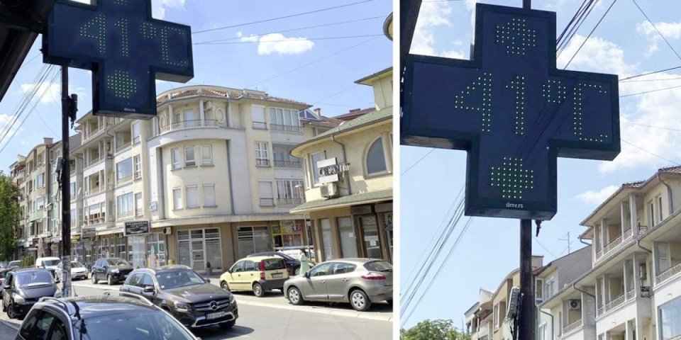 Ovo je najtopliji grad u Srbiji! Temperatura prešla 40 stepeni!