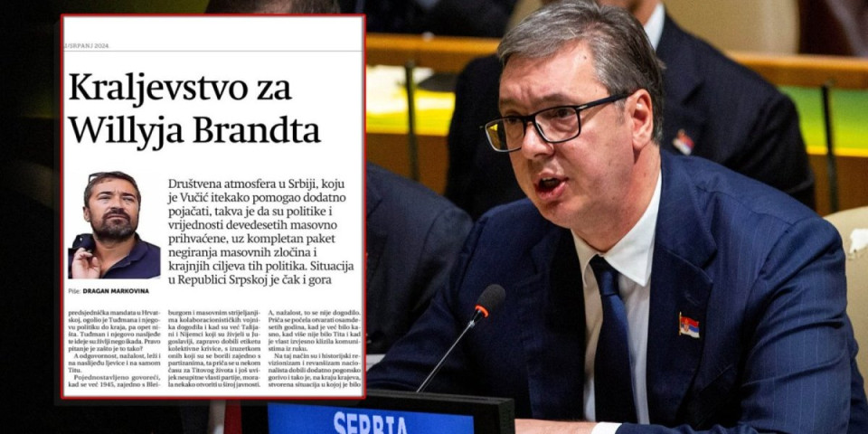 Još jedan udar iz Sarajeva! Sve bi dali da skinu Vučića sa vlasti, hoće nekoga ko će da kleči pred njima i izvinjava se za "srpsku zločinačku politiku i genocid"!