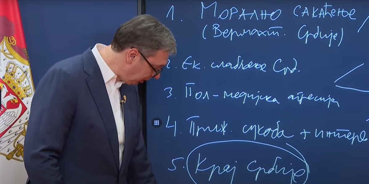 NAPAD NA SRBIJU U PET TAČAKA! Detaljna analiza šefa države: Vučić o planu udara na našu zemlju!