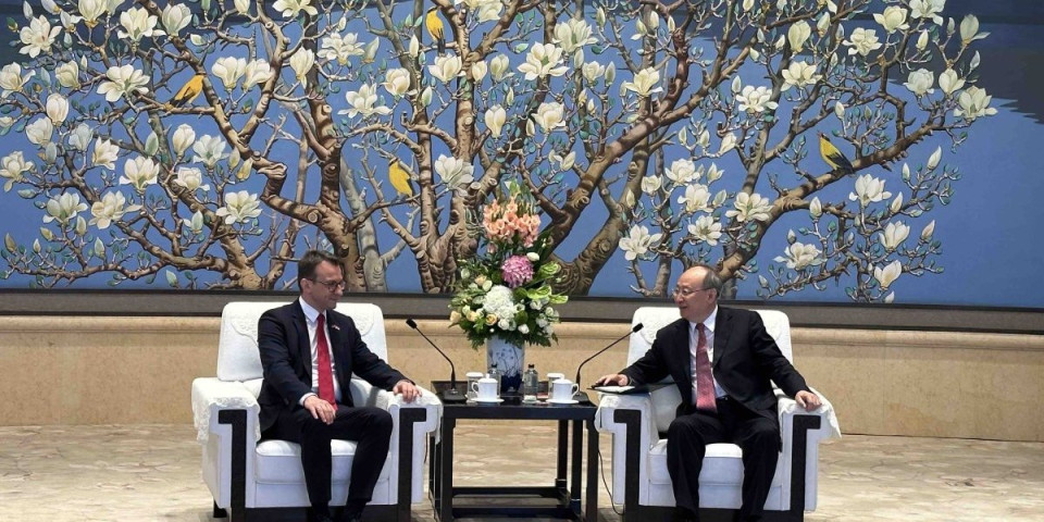 Petković se sastao sa Jin Lijem: Srdačan i prijateljski doček za našu delegaciju, pokazatelj je i izvanrednih odnosa naše dve zemlje (FOTO)