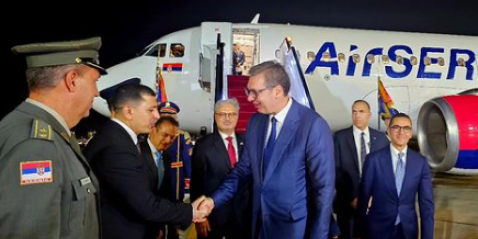 Veličanstven doček za predsednika Srbije u Kairu! Vučić: Radujem se susretu i razgovoru sa predsednikom i velikim prijateljem El Sisijem