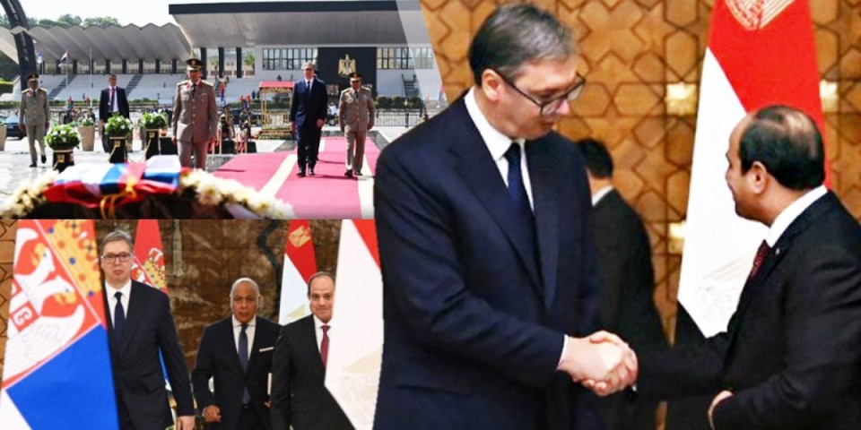 Predsednik Vučić u poseti Egiptu: Složili smo se da je mir neophodan i najvažniji, u Srbiji ćete uvek imati prijatelja