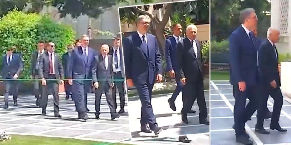 Vučić se sastao sa predsednikom Arapske lige (VIDEO)
