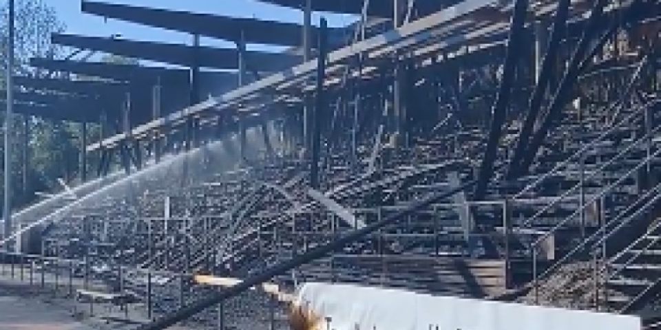 U požaru u Helsinkiju izgoreo stadion prvoligaša  (VIDEO)