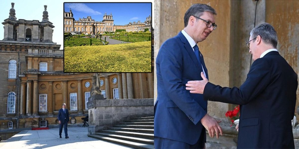 Predsednika Vučića u palati Blenim dočekao Kir Starmer: Važno je da Evropa bude ujedinjena u iskrenoj želji za mirom i napretkom (FOTO)