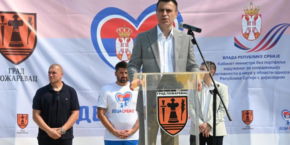 Otvoren sportski kamp u Požarevcu na kom učestvuje više od 150 mališana srpskog porekla! Ministar Milićević prisustvovao manifestaciji
