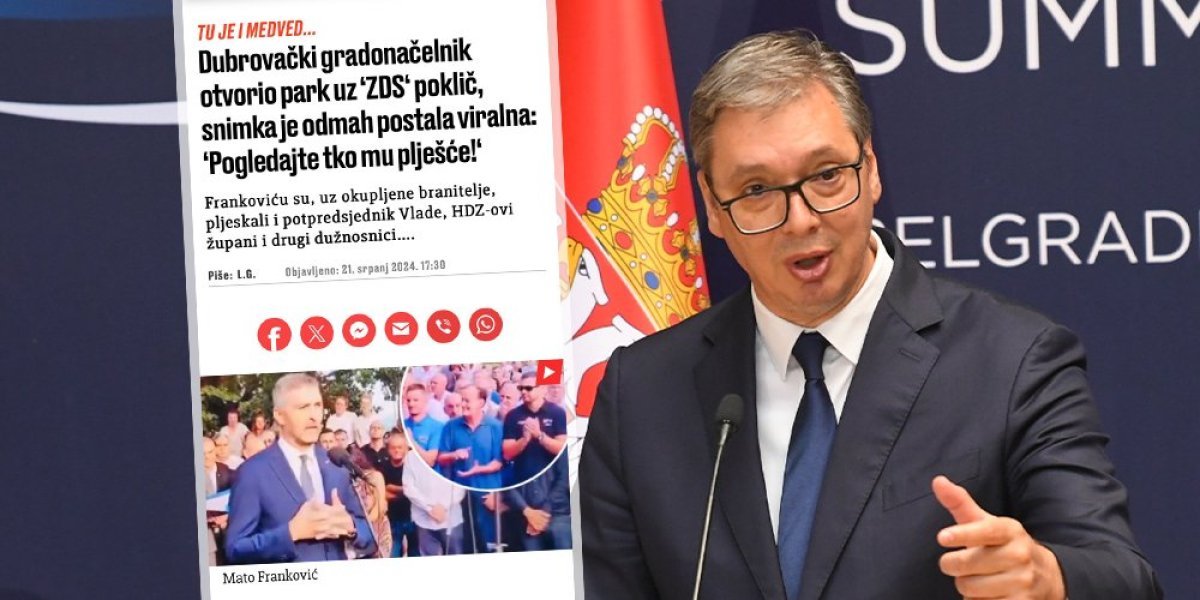 Hajka na Srbiju iz regiona! Ustašluk buja, a svaki dan im puna usta Vučića i Srbije! (FOTO)