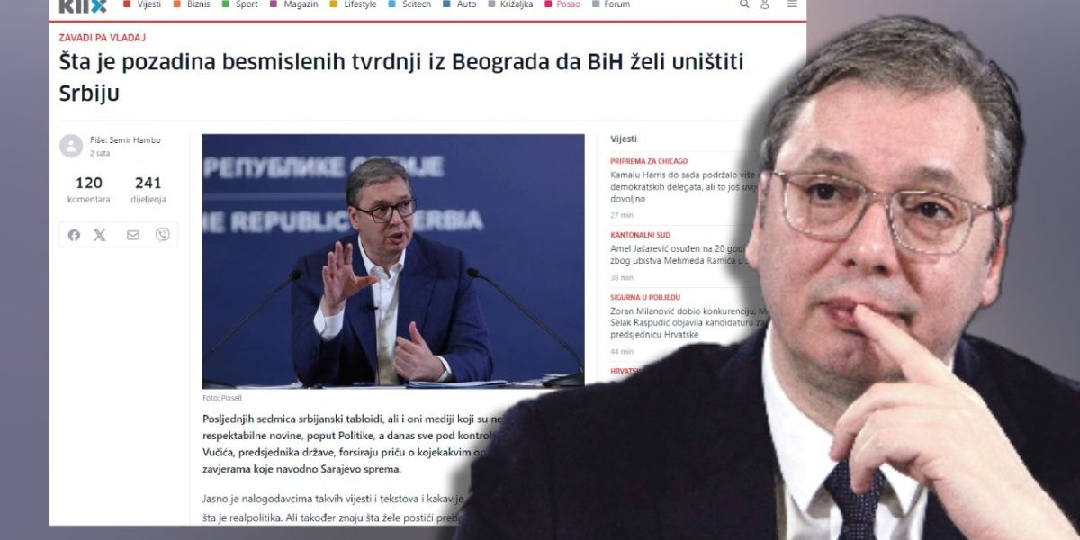 Cilj je uništiti Srbiju! Bosanski mediji započeli kampanju protiv naše zemlje, a sad spinuju priču! Kažu da besmislene tvrdnje stižu iz Beograda, a ustvari samo oni lažu i huškaju narod!
