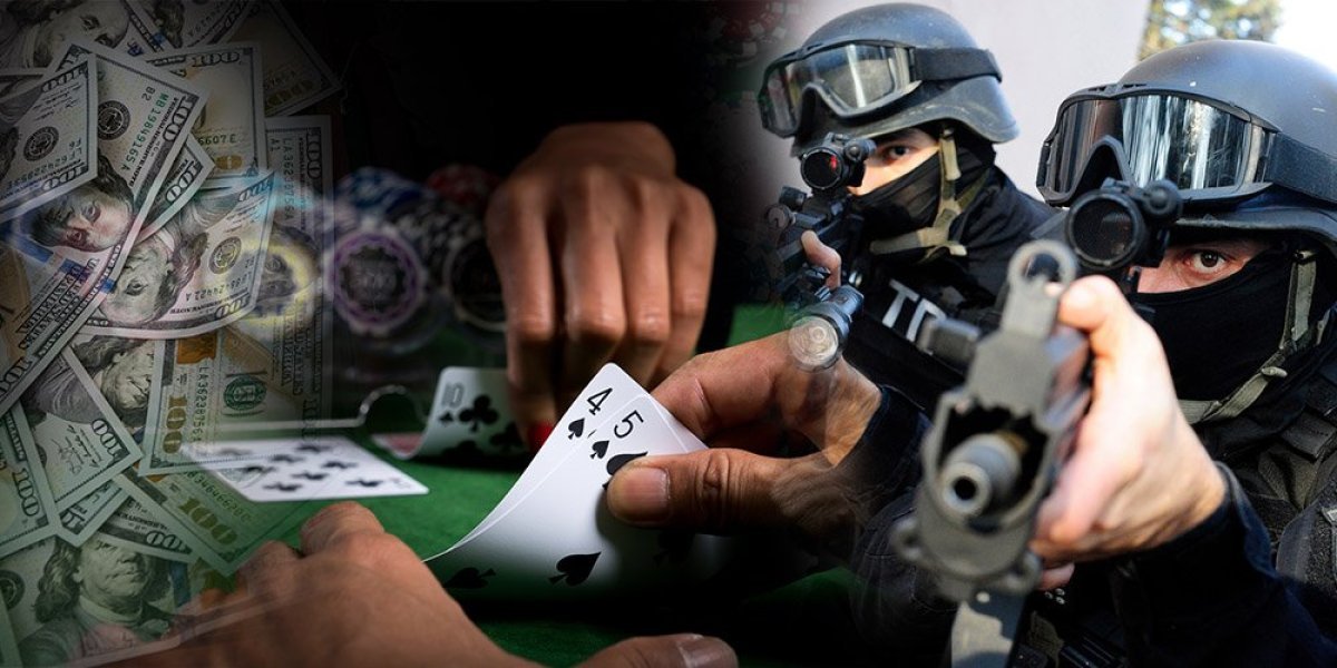 Kriminalci u Kotoru uhvaćeni u kockanju! Banuli im specijalci, na stolu kamara para