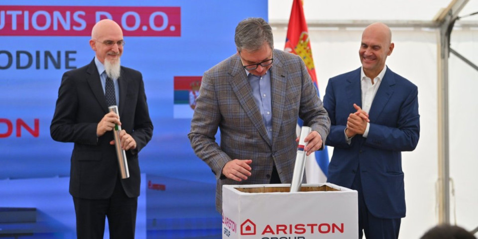 Gori: Novu fabriku Aristona posmatrati u svetlu bilateralnih odnosa Italije i Srbije