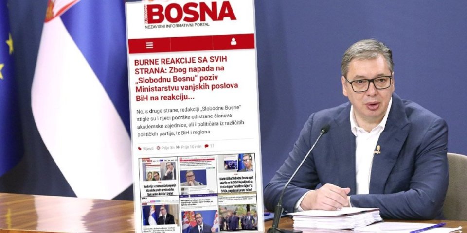 Islamistička Slobodna Bosna zakmečala! Besna i očajna jer Vučić i Srbija nisu dozvolili da se Srbi proglase genocidnim narodom!