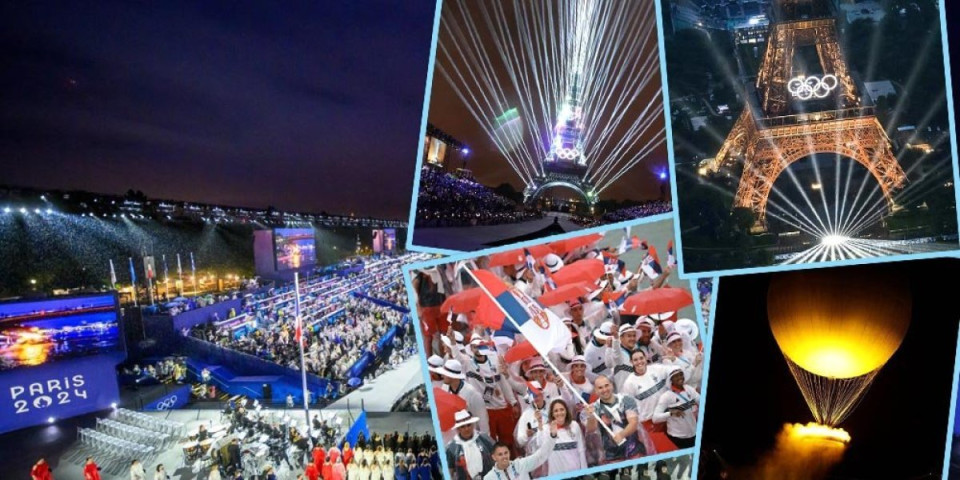 VAU! VATRENI BALON! Otvorene Olimpijske igre u Parizu! Francuzi zadali domaći svetu! (VIDEO/FOTO)