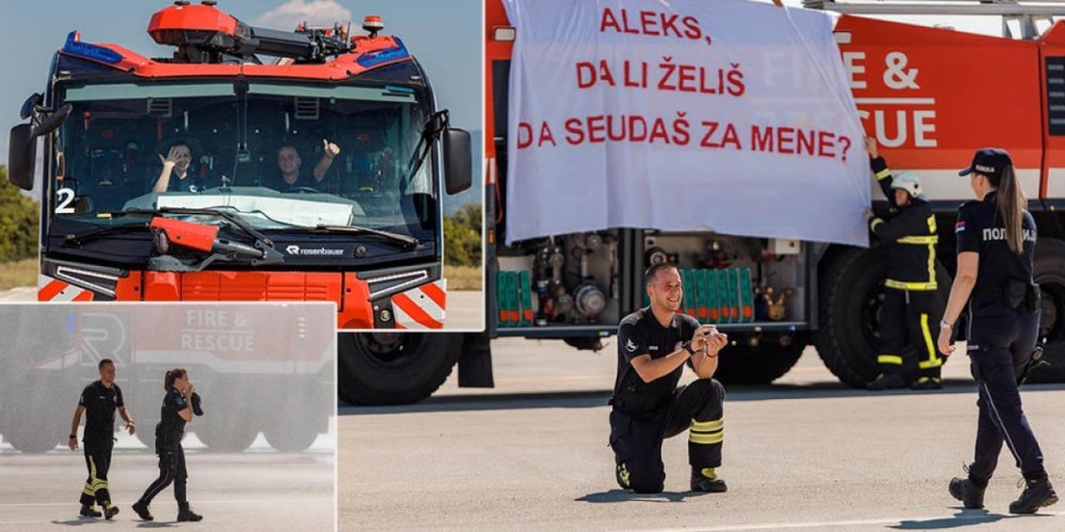 Nesvakidašnja scena na niškom aerodromu! Petar doveo devojku na posao, nije ni slutila šta je sačekalo (FOTO)