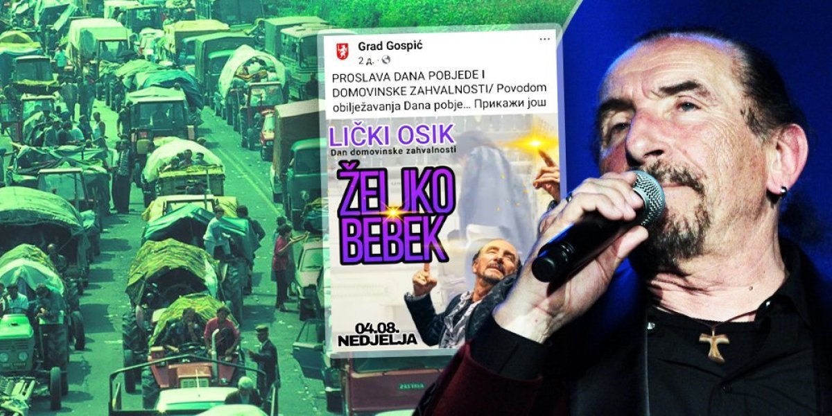 Sramno ponašanje hrvatskog pevača: "Bebek je u stanju je da pljune u lice Srbije, a da onda dođe i pokupi zaradu od koncerta"!
