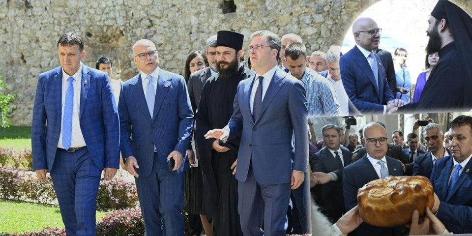 Vera, mir, blagoslov! Vučević prisustvovao obeležavanju dana sećanja na vladavinu Despota Stefana Lazarevića u manastiru Manasija (FOTO)