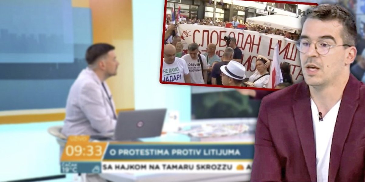 Opozicioni analitičar sasuo istinu na Šolakovoj TV Nova: Proteste organizuje opozicija, a vode ih mentalno izazvani teoretičari zavere!