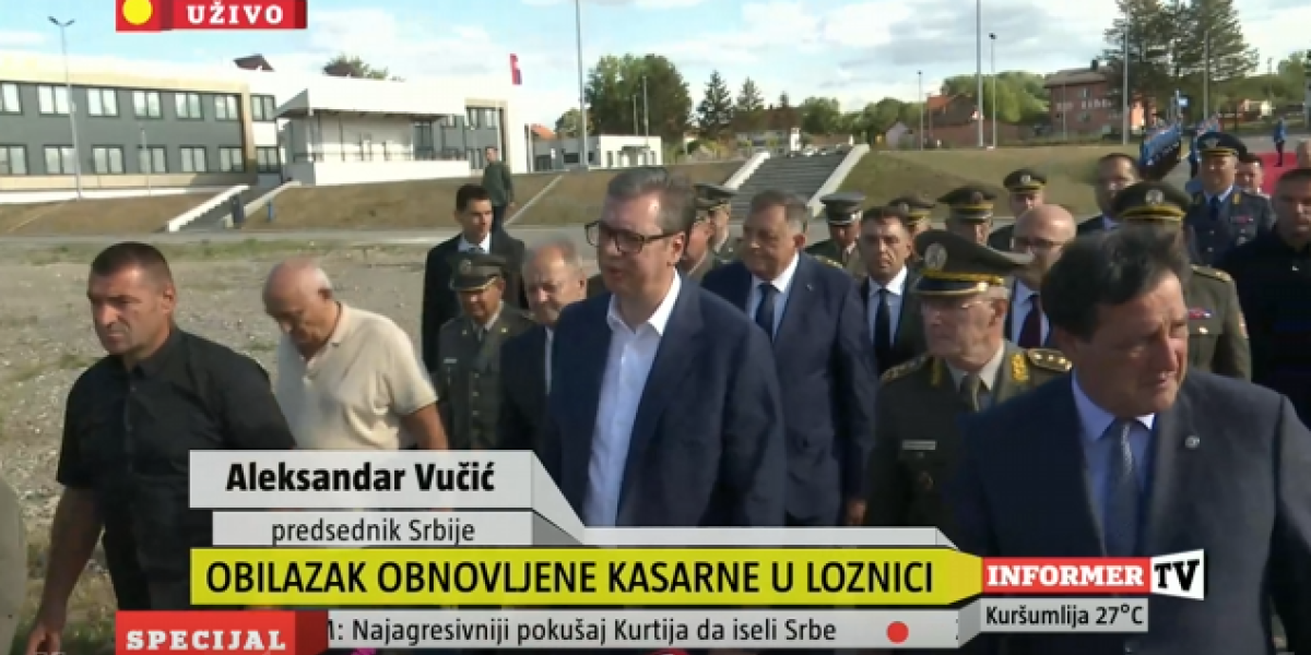 Vučić u obilasku kasarne poručio: Imaćemo mnogo iznenađenja u narednom periodu, jačaćemo i snažiti vojsku