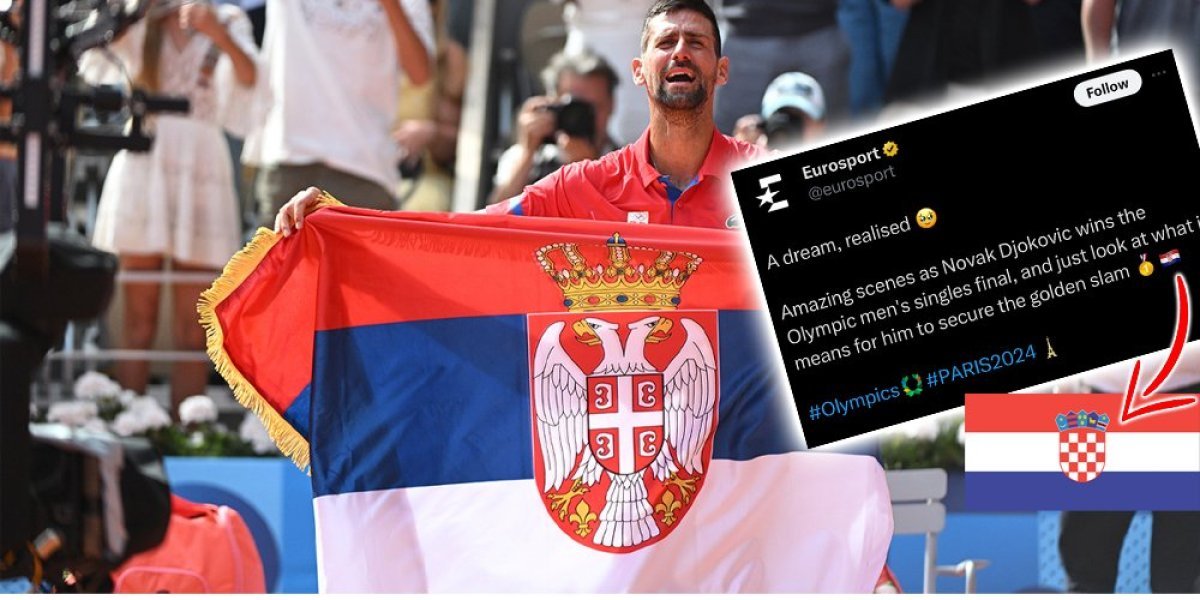 Hrvatska zastava uz Novakovo ime! Težak blam ili provokacija!? (FOTO)