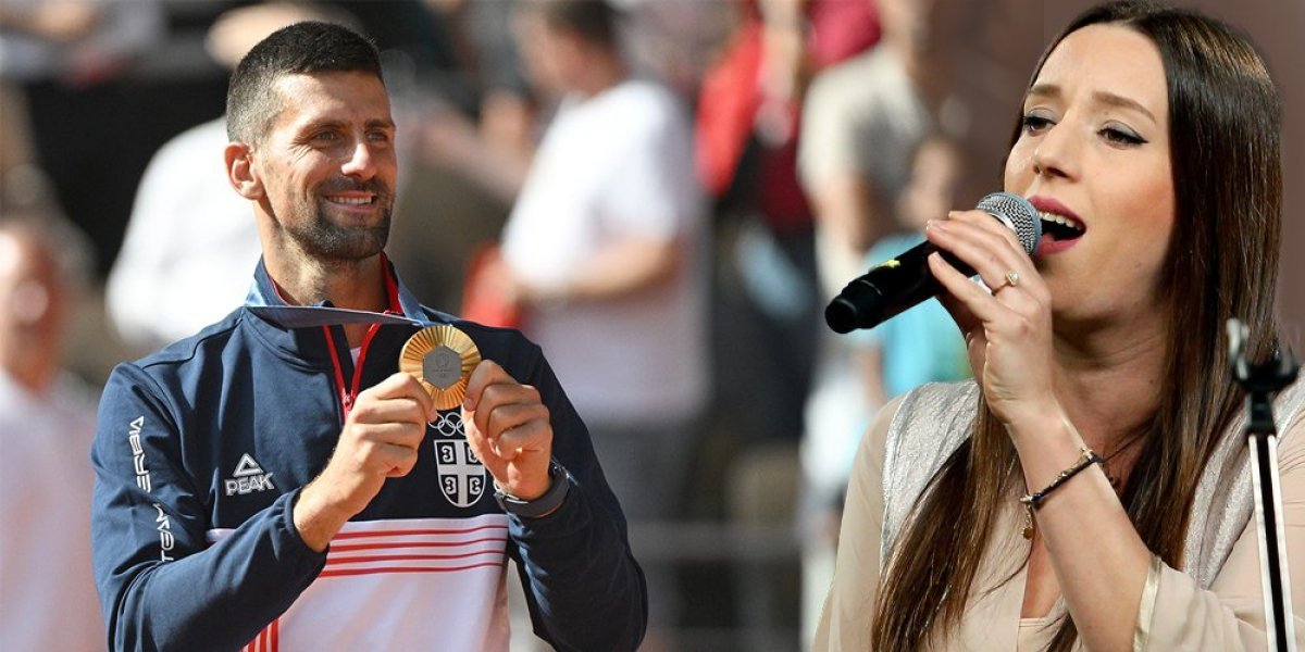 Da se naježiš! Danica Crnogorčević poslala moćnu poruku nakon što je Nole osvojio zlatnu medalju na OI (FOTO)
