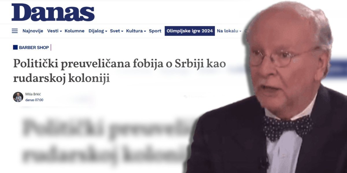 Opozicionar Miša Brkić priznao: Politički preuveličana fobija o Srbiji kao rudarskoj koloniji!
