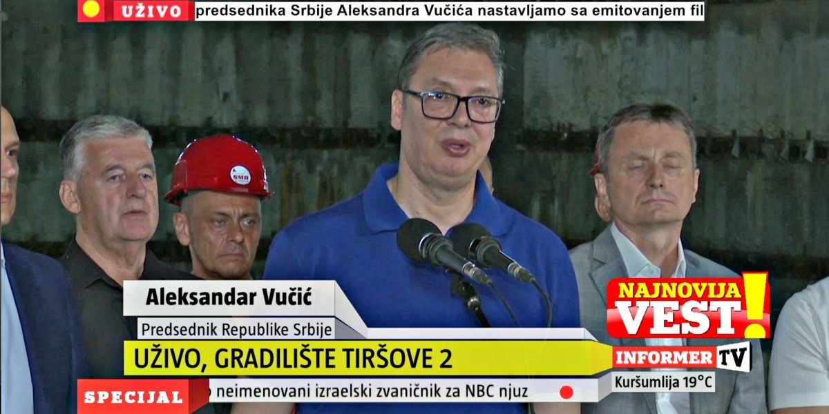 Tiršova 2 biće završena do marta, aprila 2027! Predsednik Vučić: Za nas je zdravlje najvažnije