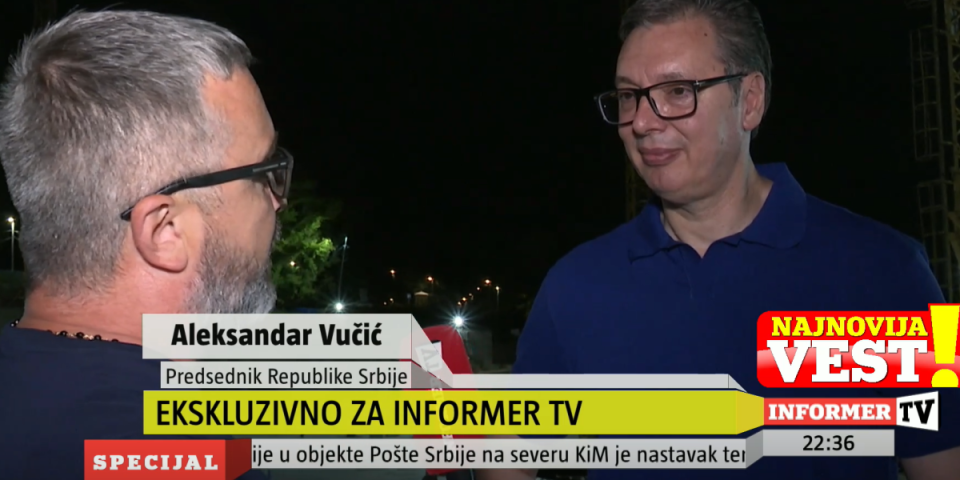 Ekskluzivno za Informer TV! Predsednik Vučić: U oktobru će biti mnogo važnih događaja, sa protestima se suočavam godinama, to me ne brine!