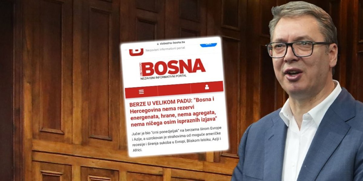 Da li vam je Vučić i za ovo kriv?! Islamistička 'Bosna' kuka na sav glas, jer nemaju zalihe ni energenata, ni hrane!