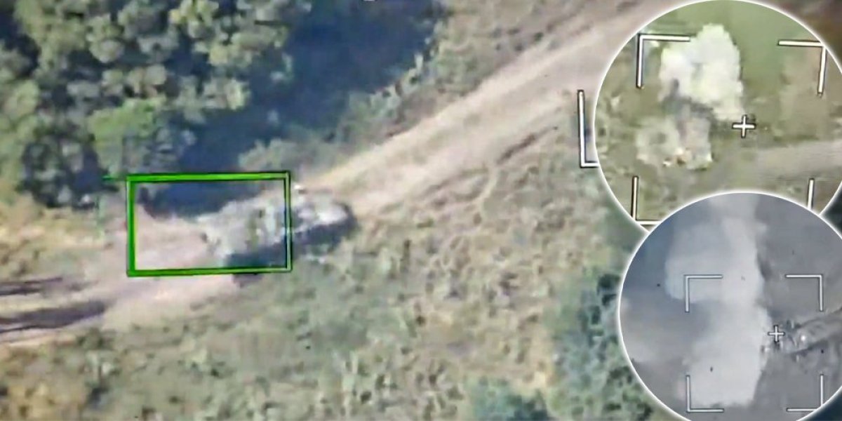 Pustili Ukrajince da se zavuku tenkovima, usledio masakr! Ruska vojska objavila snimak sa granice, koristili samo jedno oružje! (VIDEO)