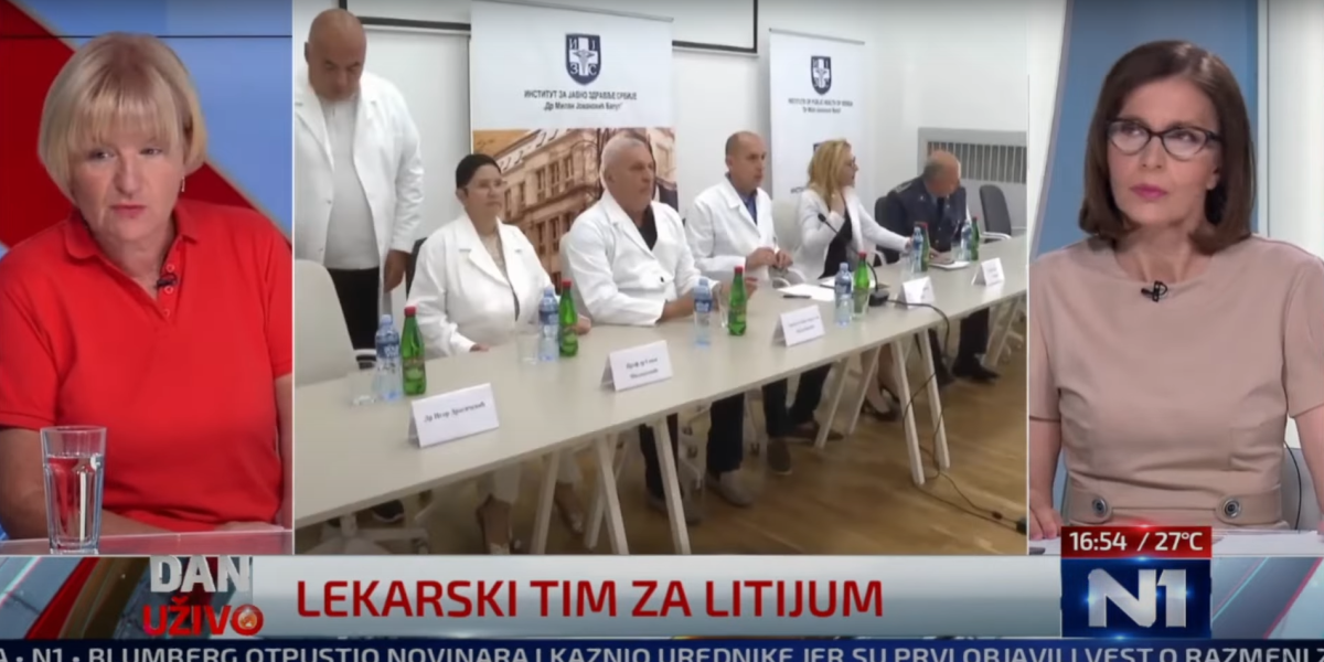 Opoziciona poslanica dr Rakić: Lončarov tim lekara, koji će proceniti uticaj rudarenja litijuma na zdravlje, čine ljudi od integriteta!