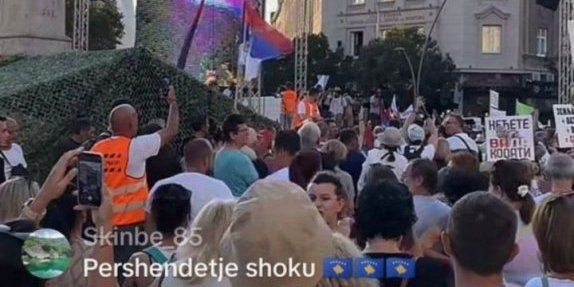 Albanci navijaju za Đilasov i Šolakov skup! Udružena akcija protiv Vučića i Srbije! (FOTO)