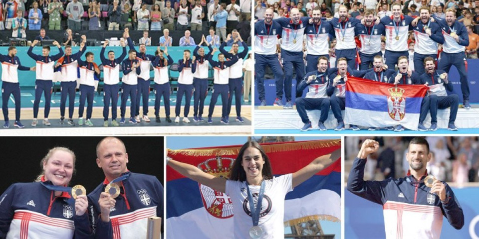 Retrospektiva medalja Srbije na OI 2024! Pijana proslava košarkaša, dominacija vaterpolista, Zoranine i Aleksandrine suze (FOTO GALERIJA)